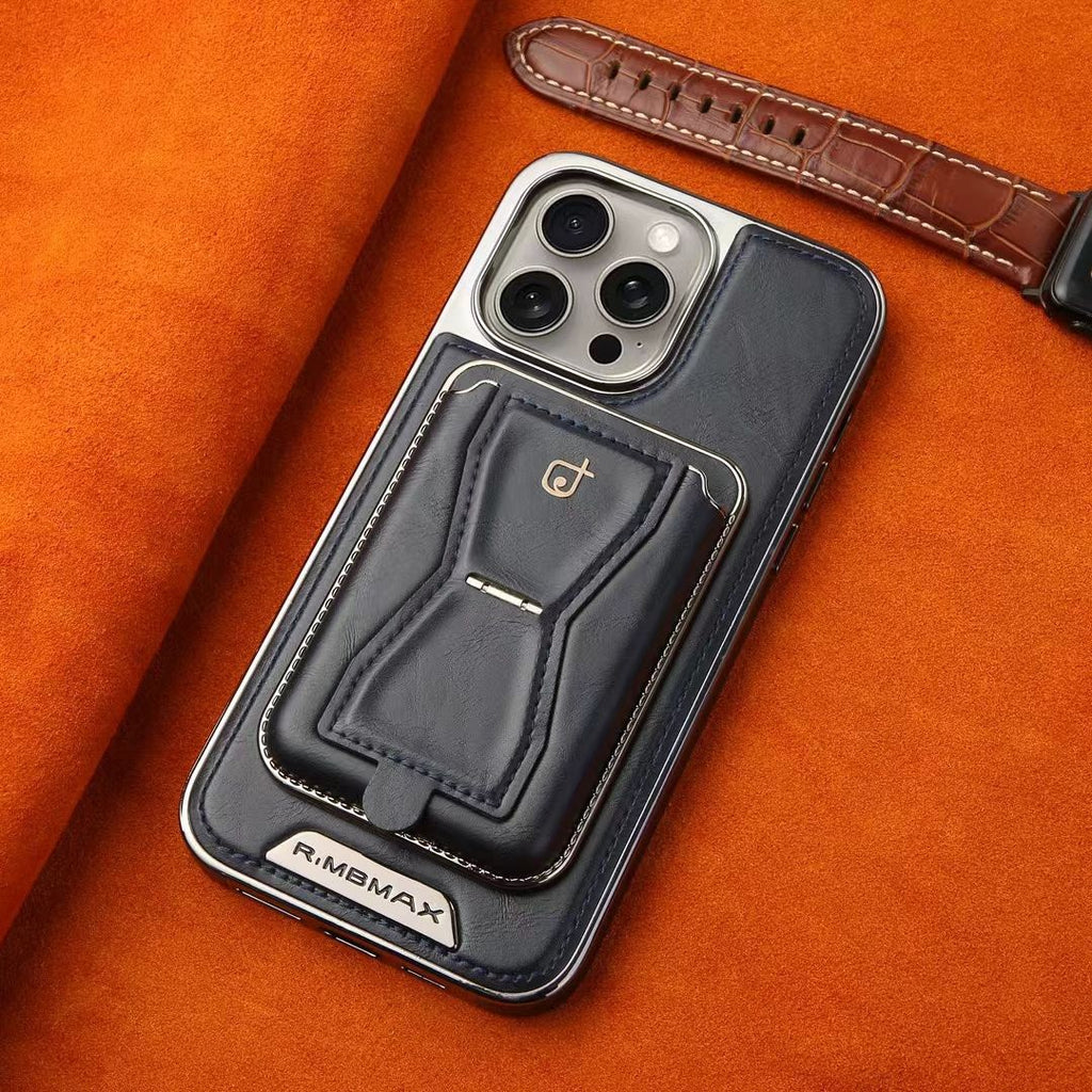 Coque téléphonique Magnetic Business Support pour hommes résistant à la chute