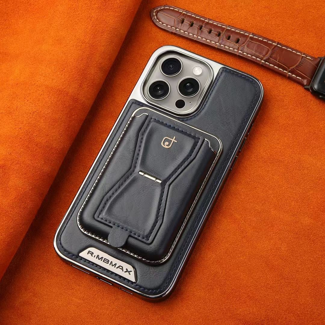 Coque téléphonique Magnetic Business Support pour hommes résistant à la chute