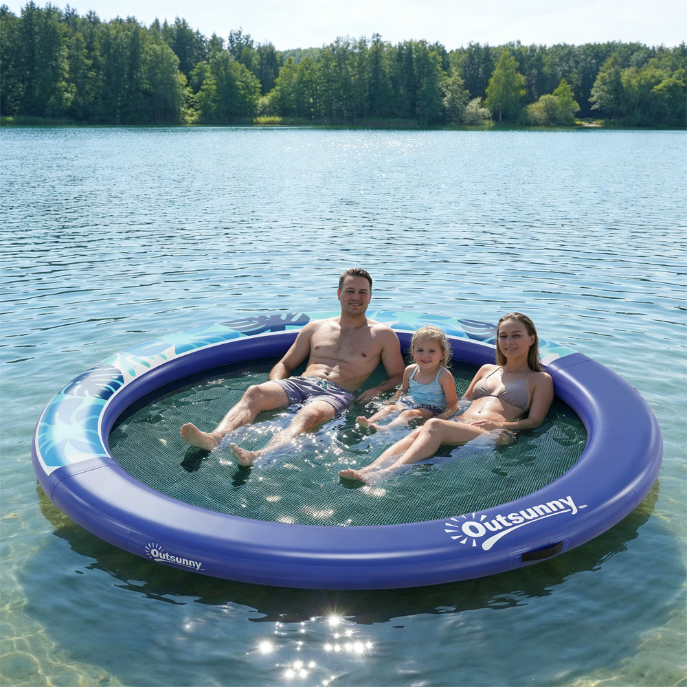 8FT Hamac gonflable anneau flottant