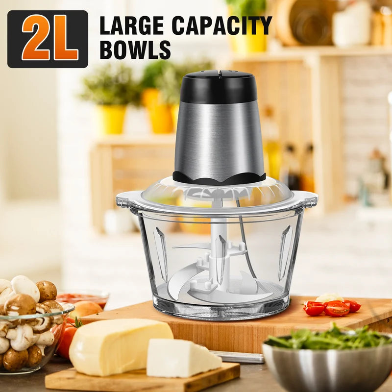 300W Electric Blender Mixer with 2L Glass Container