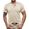 T-shirt pour homme Henley Shirt Amazon Top