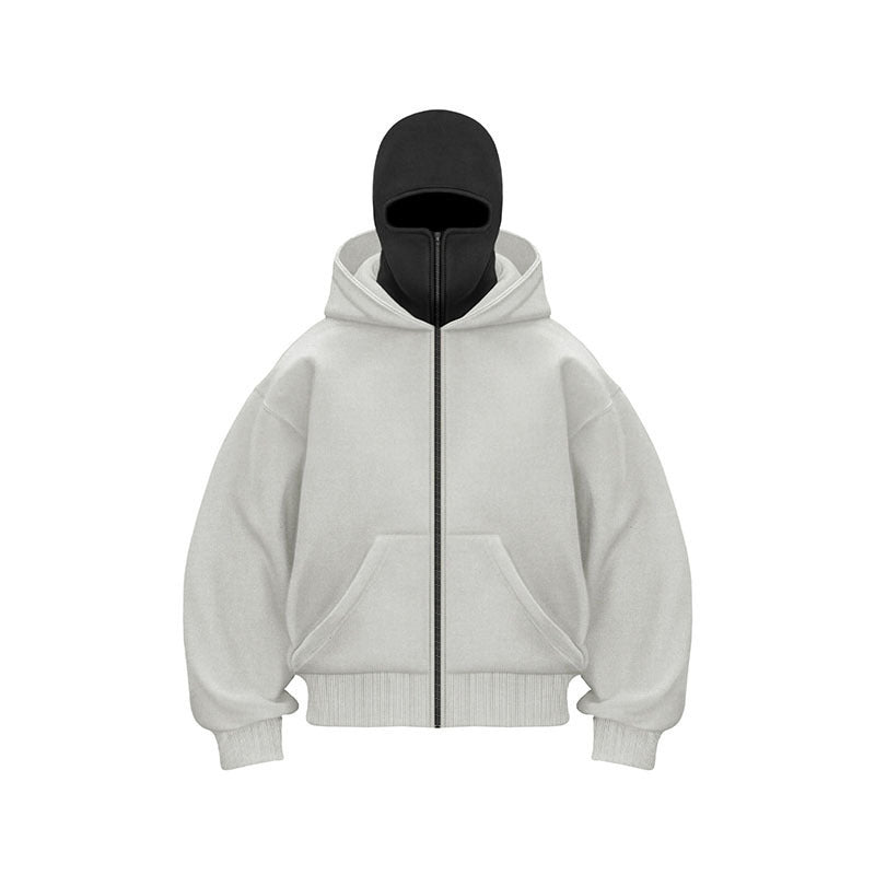 Les hommes et les femmes à double tête Zipper Hoodie
