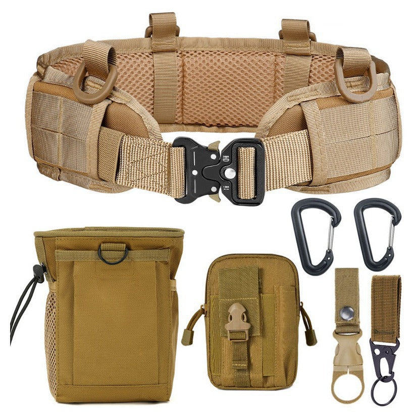 Seal de taille Huit pièces Set Quick Release Equipment Waist Bag Outdoor Patrol Multifonction