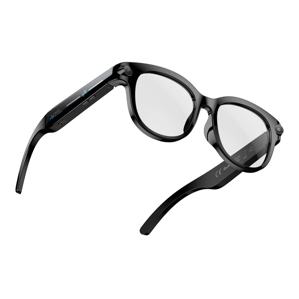 Lunettes intelligentes 2MP AI avec caméra Lunettes de soleil Bluetooth pour la traduction d'appel de musique M89