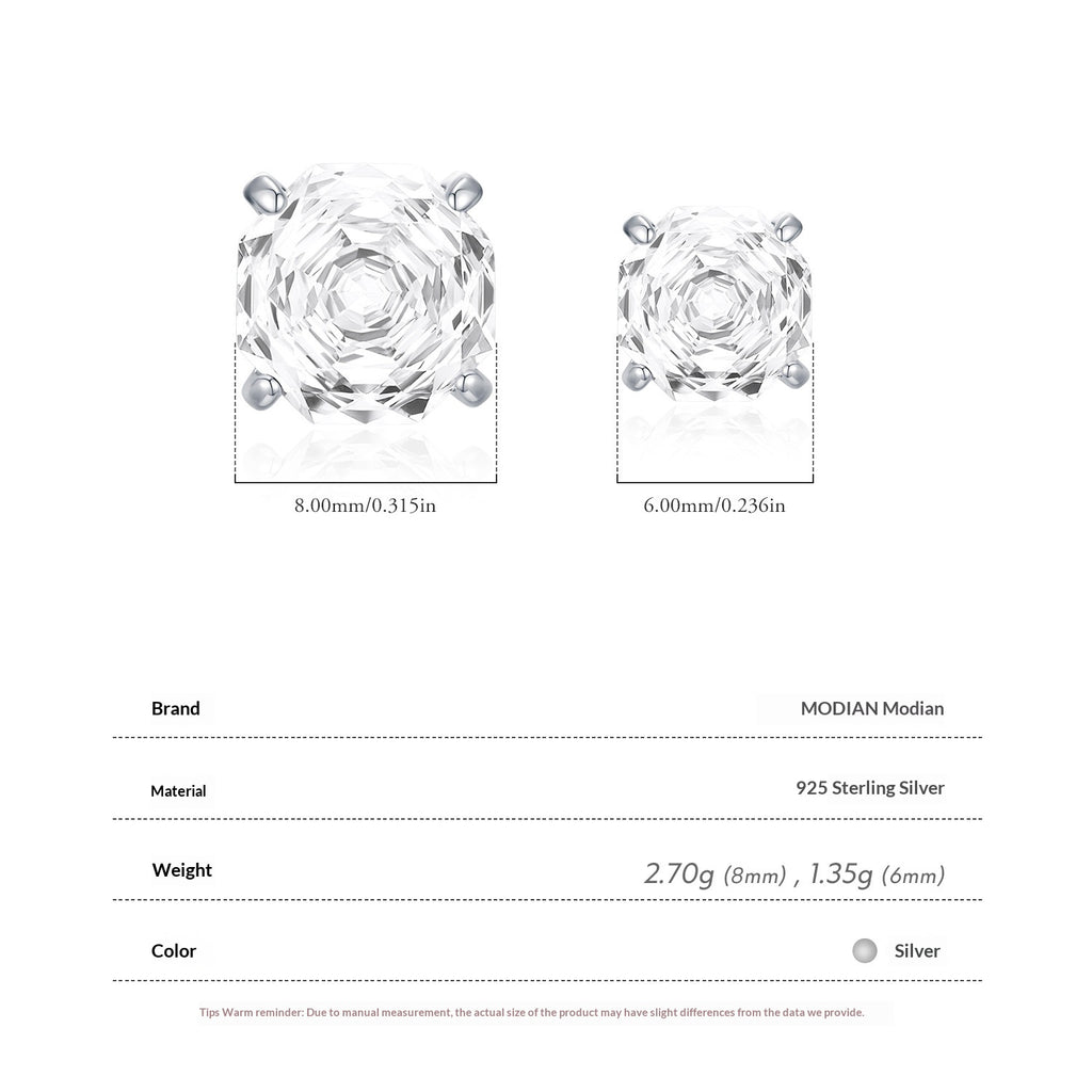 Boucles d'oreilles en diamant brillant taille rose Unisex Accessoire