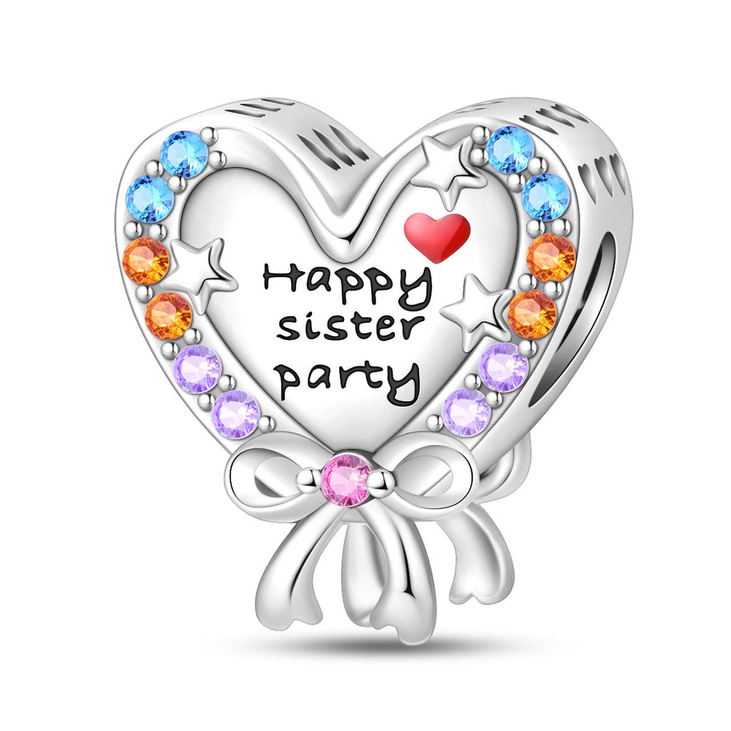 Bricolage Sœur Perle en forme de coeur Pendentif bijoux Accessoire