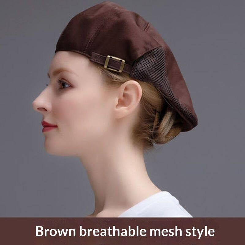Beret de travail respirant pour le personnel de cuisine et salle à manger