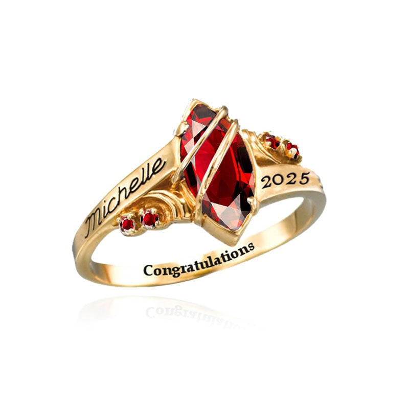 Bague en argent sterling personnalisée