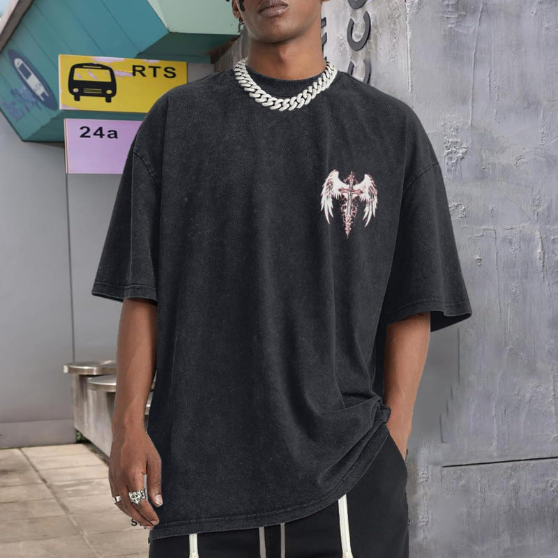 Chemises Goth Punk Vintage pour hommes Gringe Streetwe