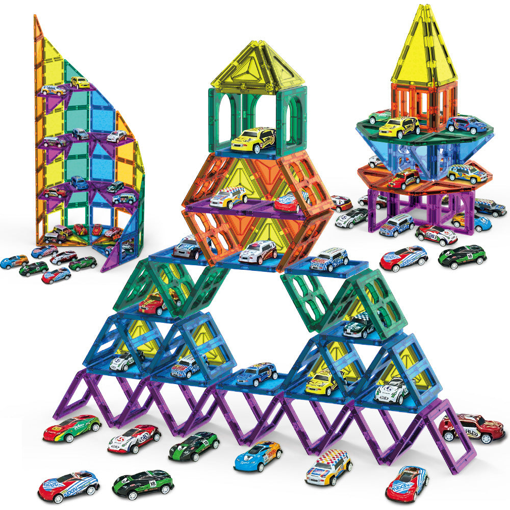 Magnetic Tile Jouet d'assemblage éducatif pour enfants