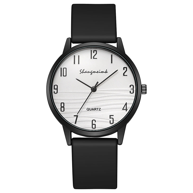Casual simple Jelly couleur montre pour femmes