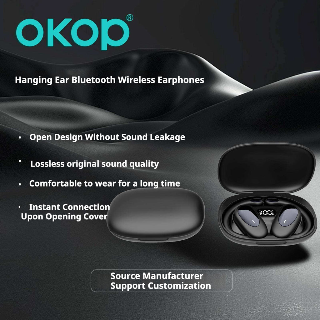 KP-214 Modèle sans fil Bluetooth oreille Hook casques OWS Open Ear Design High Fidelity Audi