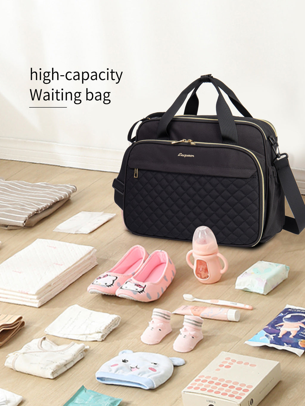 Grande capacité porte-main Multifonctionnel Crossbody Oxford Couche sac