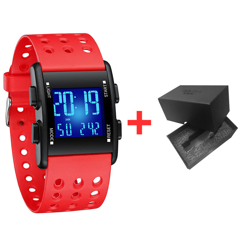 Montre numérique légère et imperméable