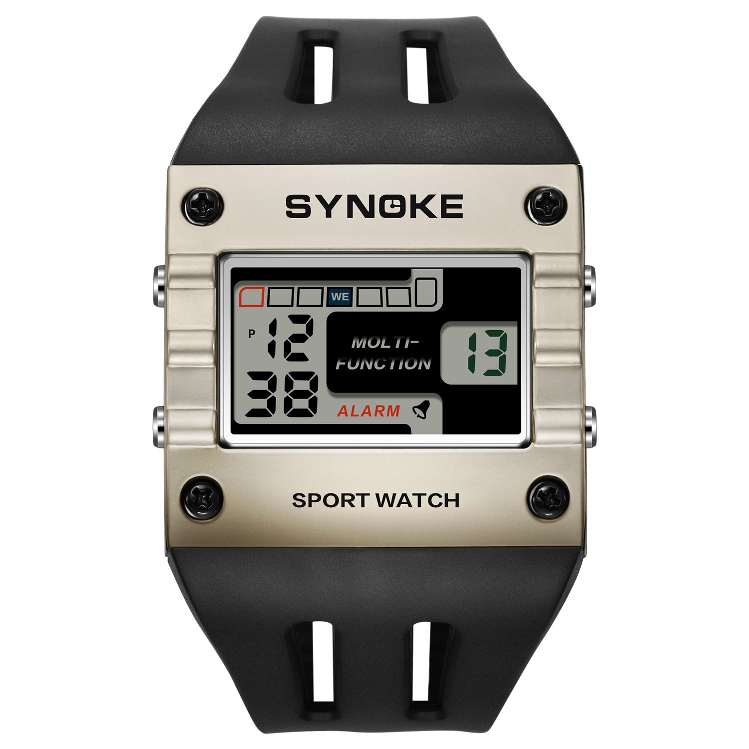 Homme en alliage de sport Smartwatch avec un grand affichage et un design résistant à l'eau