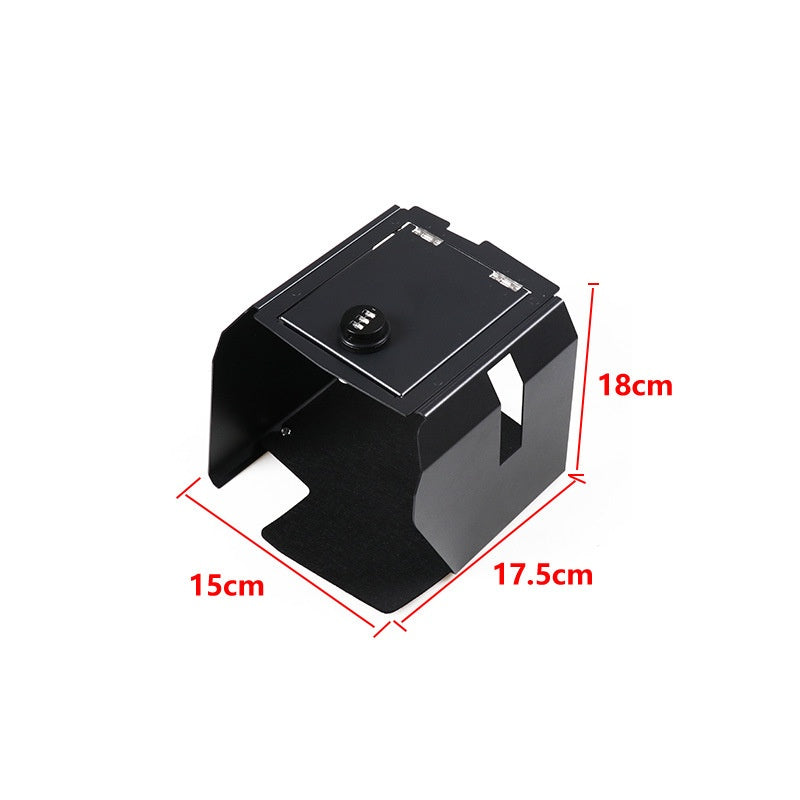 Anti-theft storage box for center console