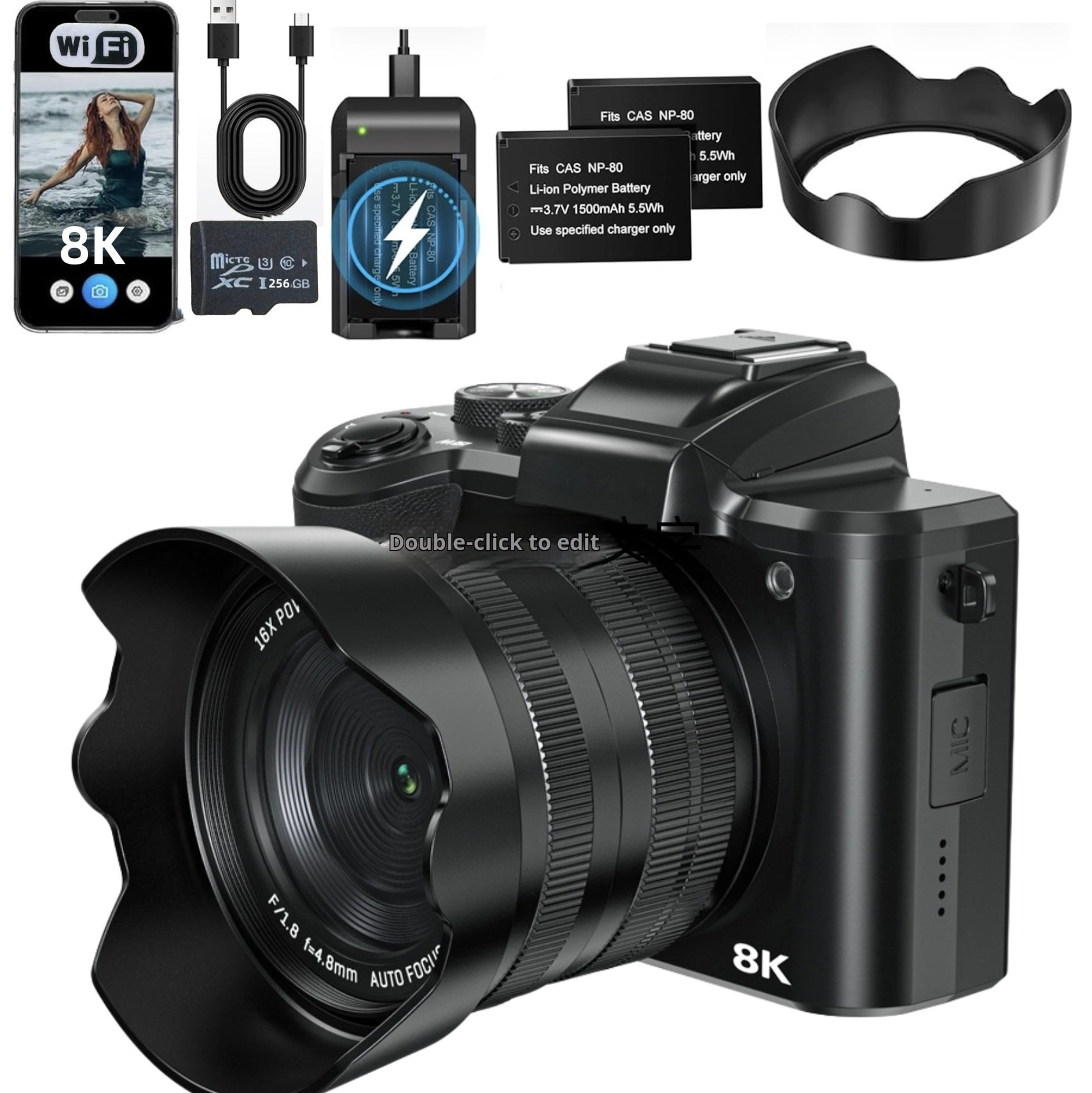Auto Focus Selfie Camera pour étudiants Version anglaise