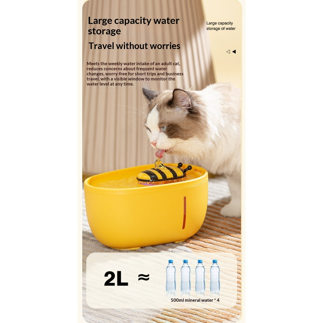 Fontaine automatique d'eau pour animaux avec filtre