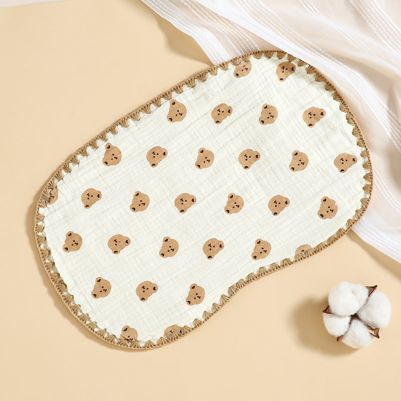 Oreiller plat en coton 10 couches bébé nouveau-né