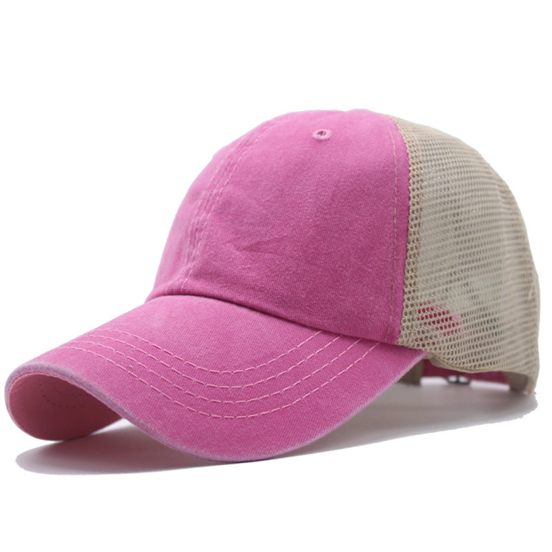 Hommes PrintempsSummer Thin Respirant Mesh Casquette de baseball