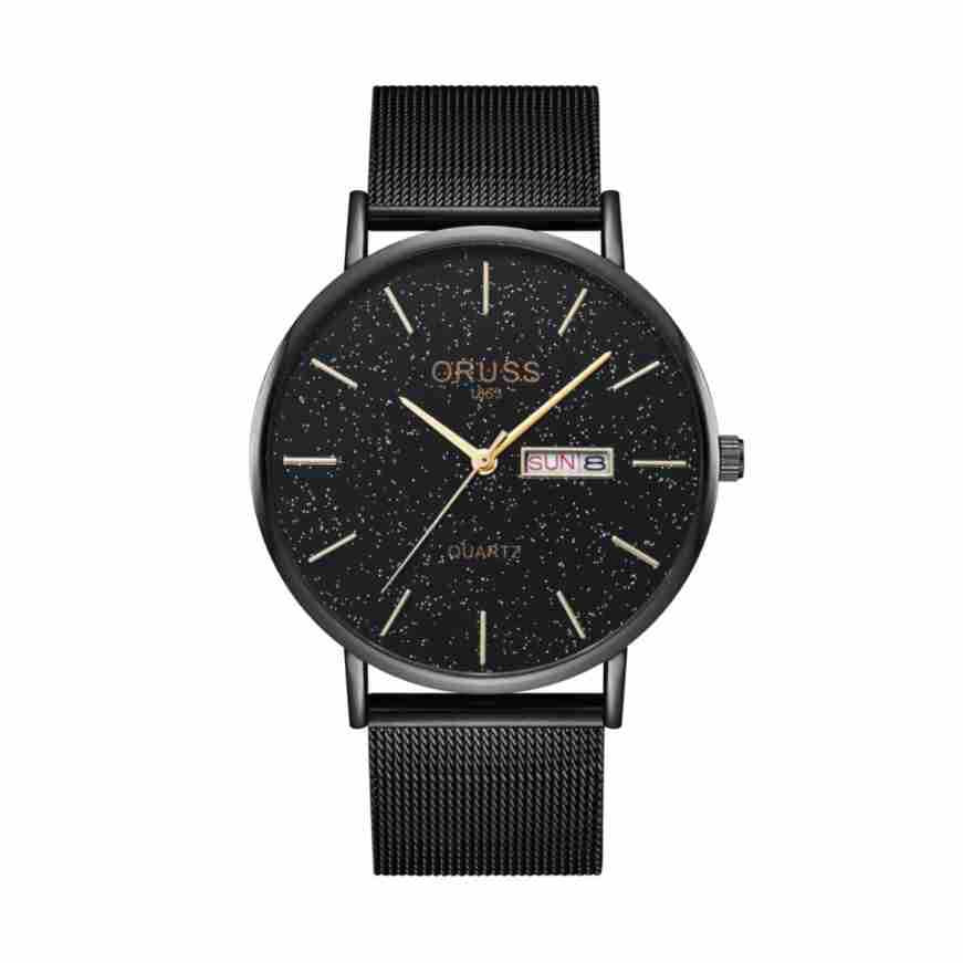 Entièrement automatique Montre mécanique Pointeur de calendrier homme acier fin