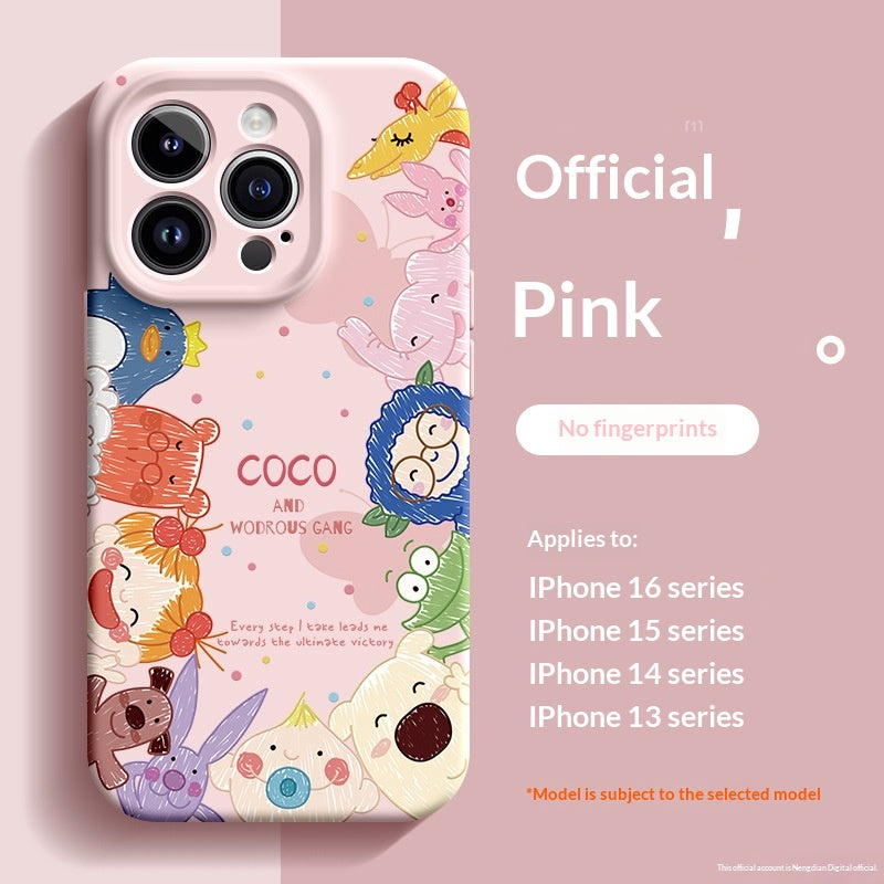 Compatible with the 5 Liquid Silicone 14 Plus Phone Case