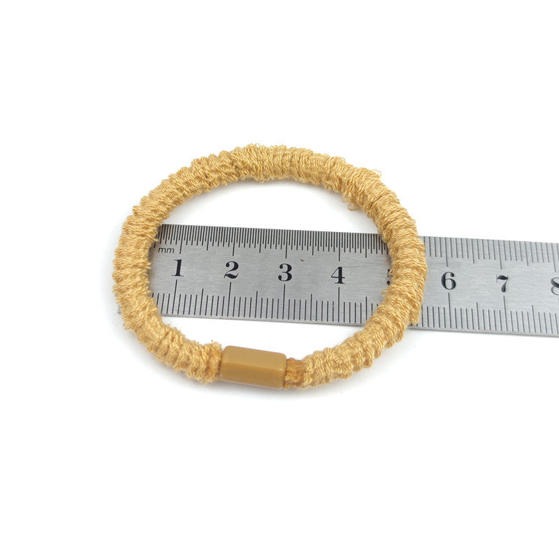 Simple haute élastique bande de cheveux pour les femmes cheveux bandes de cheveux en cuir plus petit