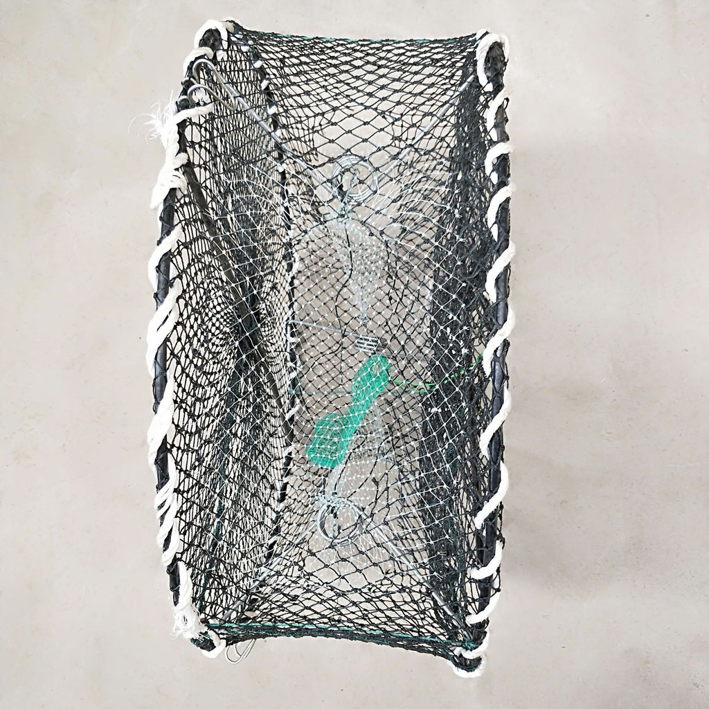 Reinforced chemical fiber folding crab pot
