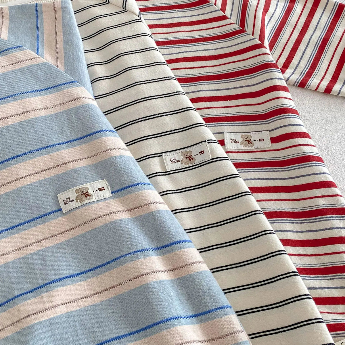Instagram Nouveau-né bébé garçon style rayé d'été