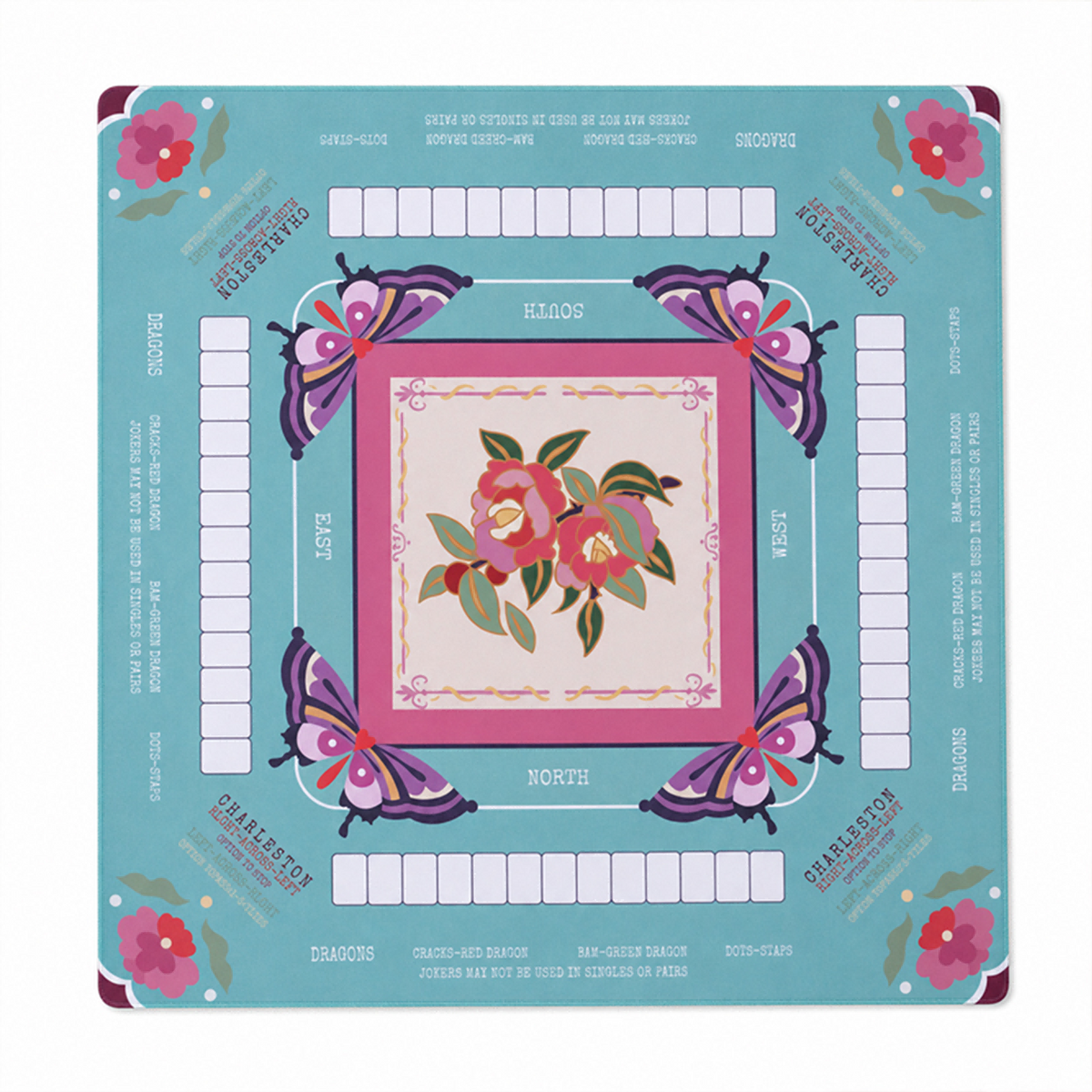 Mat de table américain de Mahjong 31,1 X 31,1 pouce