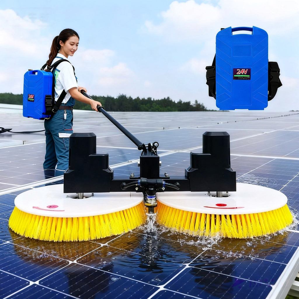 Robot de nettoyage électrique pour panneaux photovoltaïques