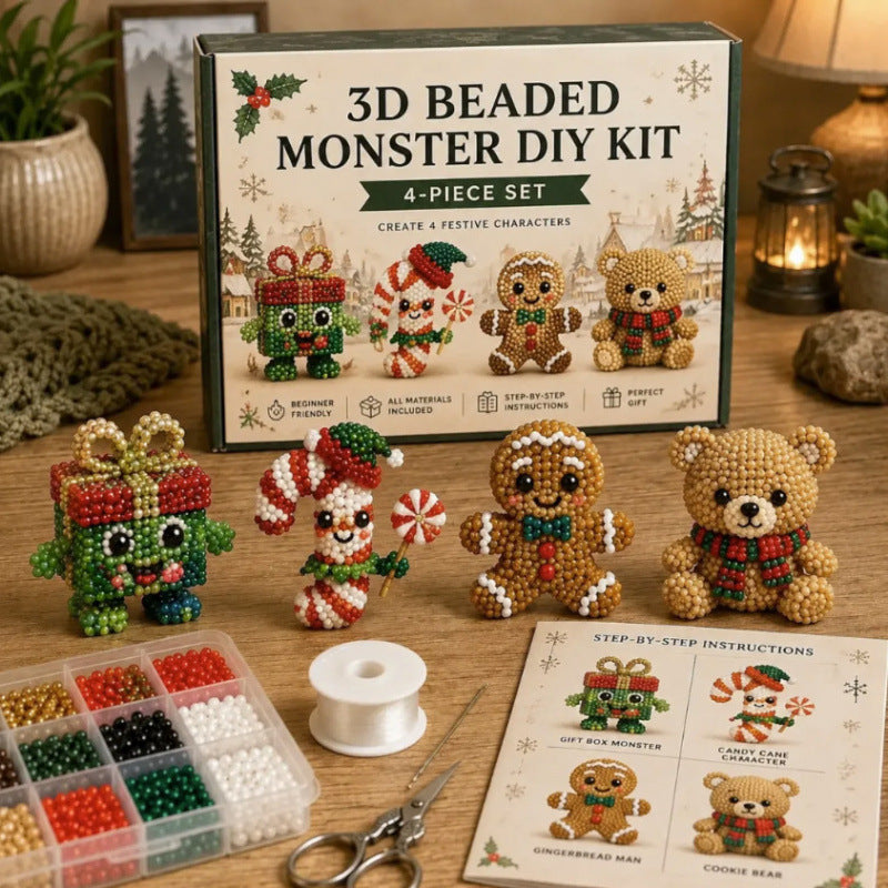 3D Perles Icônes de Noël Kit de bricolage