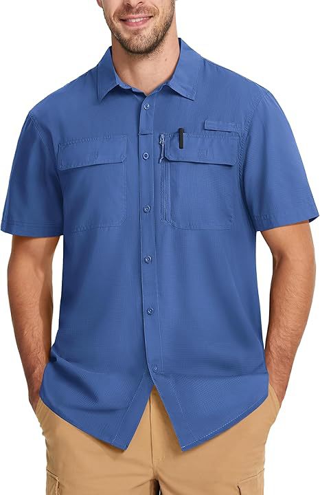 Solid-color Outdoor Quick-sèchement Respirant Chemise légère