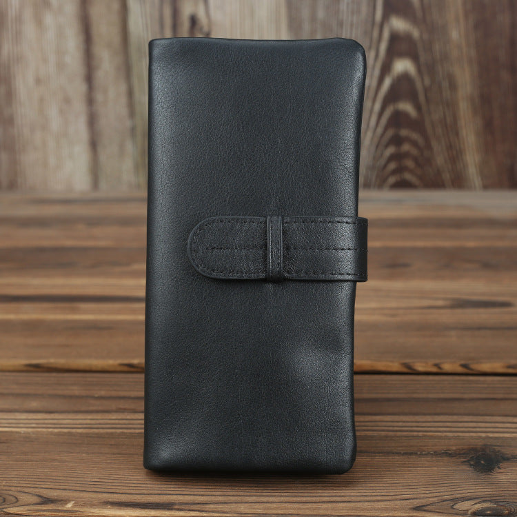Portefeuille de femmes multi-cartes en cuir véritable