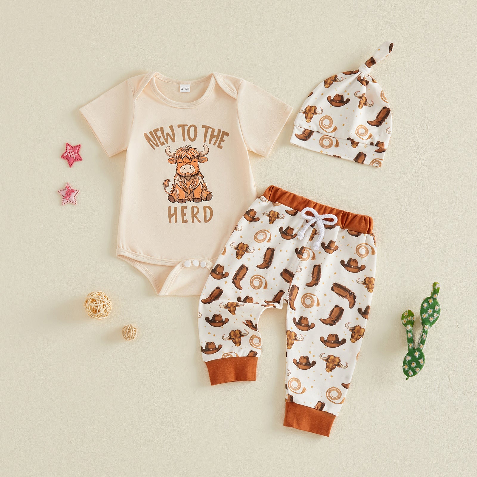 Cowboy de l'Ouest Romper
