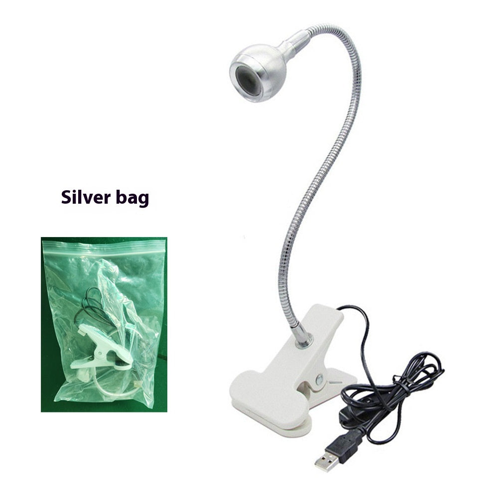 Lampe Gooseneck lampe de table USB avec clou de pince de colle UV polonaise