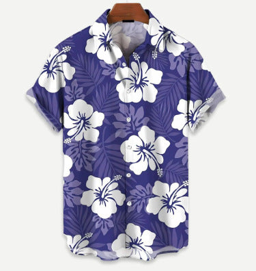Jeunes vacances Casual Beach Style manches courtes hommes