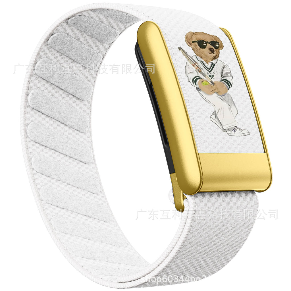 Bracelet en nylon tressé Sportif et respirant