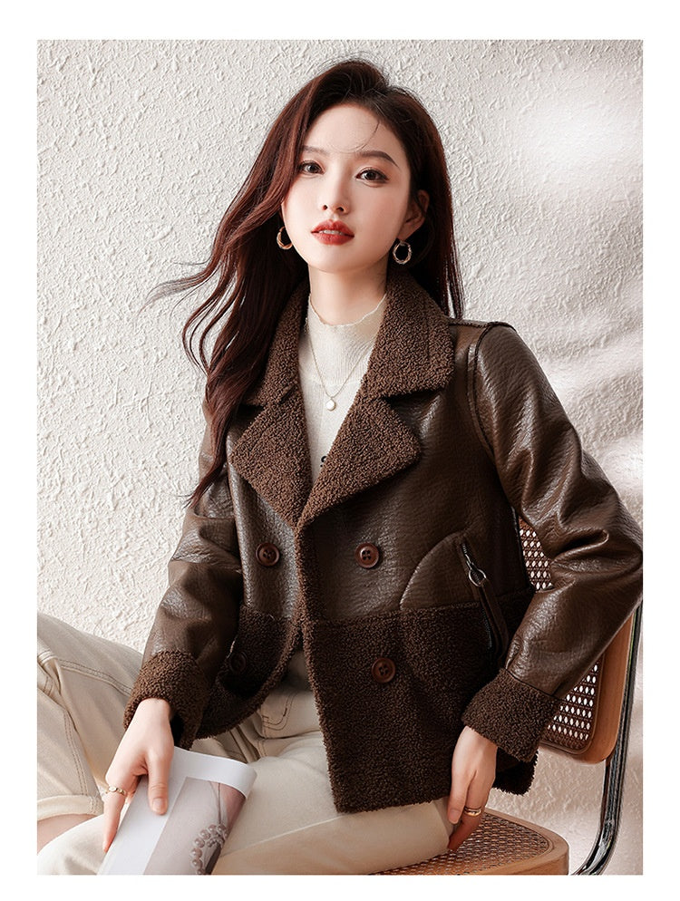 Manteau de fourrure d'hiver perdre plus de taille veste pour les femmes