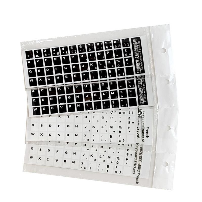 Stickers Clavier Smooth Français Russe Arabe