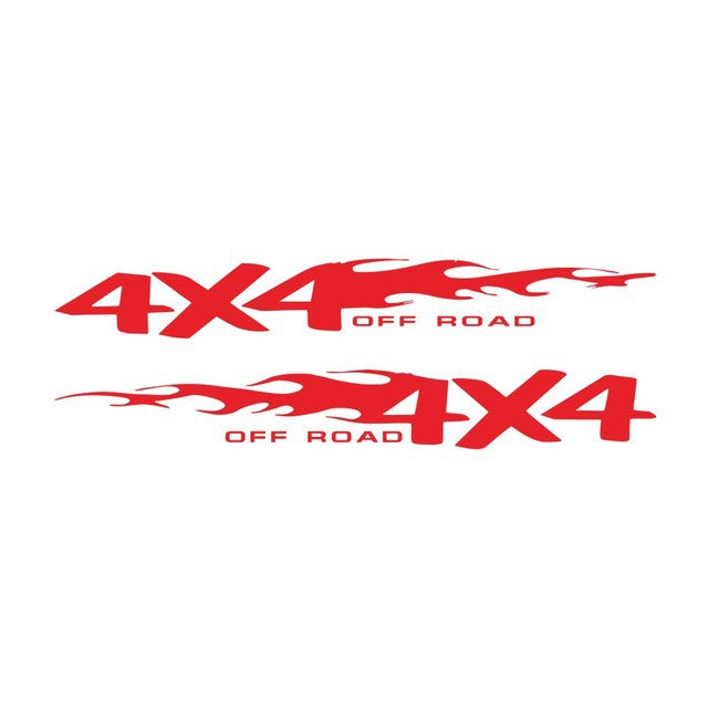 Striped Totem Fire Reflective Car Body Sticker