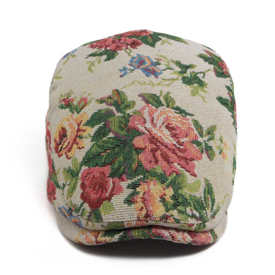 Béret Jacquard vintage pour les femmes