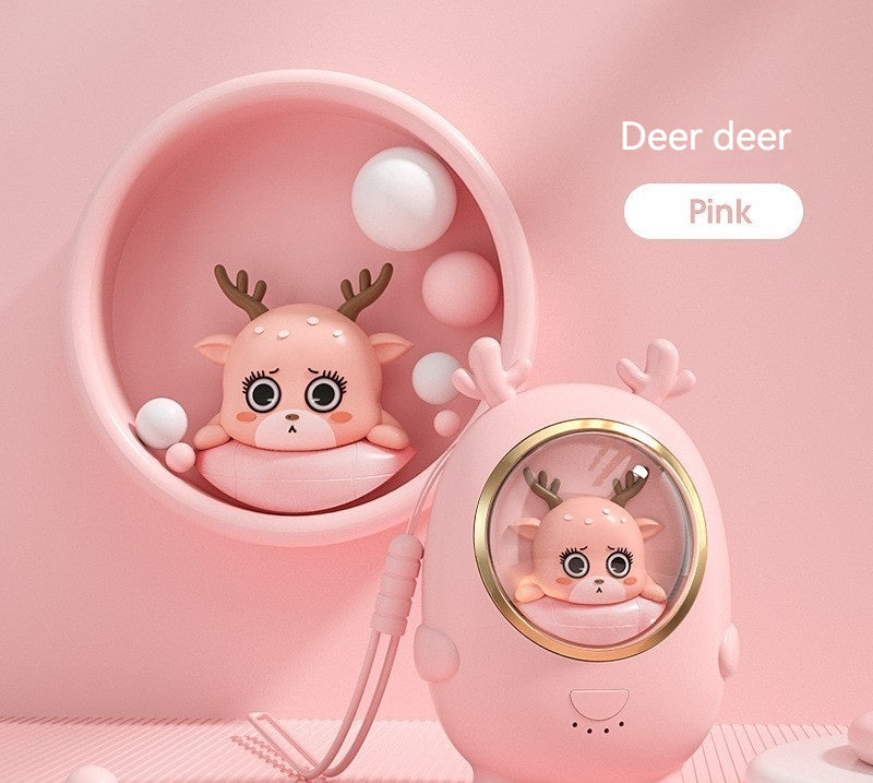 Power Bank Deux-en-un Cartoon Mini Chauffe Pad