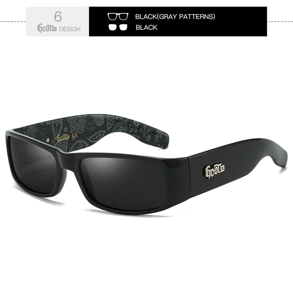 Lunettes de soleil Polarisées Hip Hop Fashion West Coast
