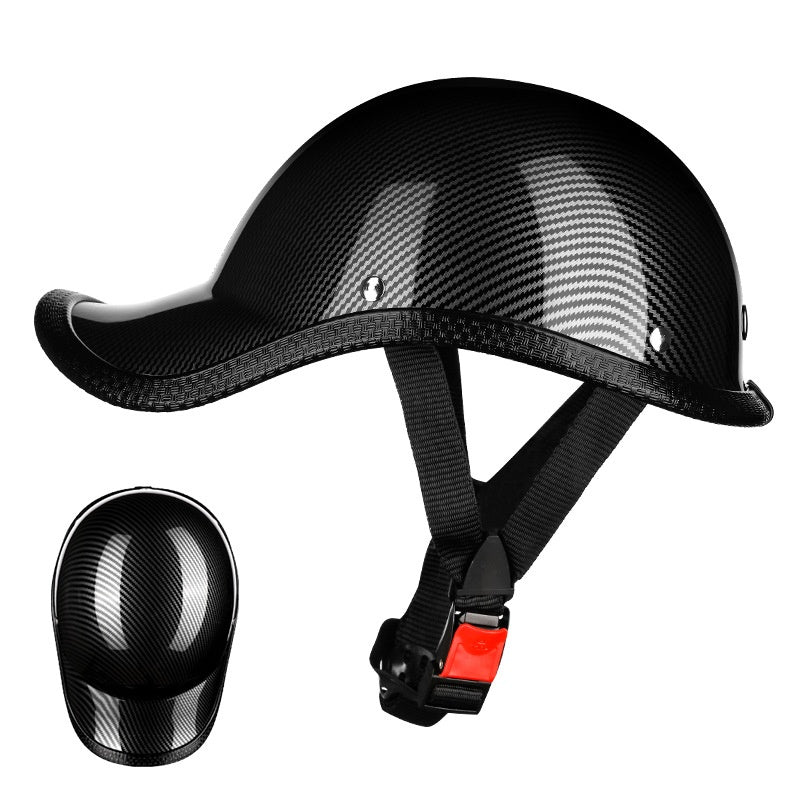Batterie électrique Casque de moto Protection de sécurité rétro Half Casque