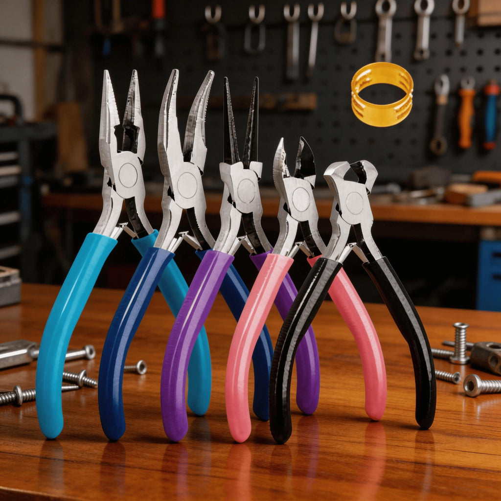 Ensemble de pinces couleur cinq pièces