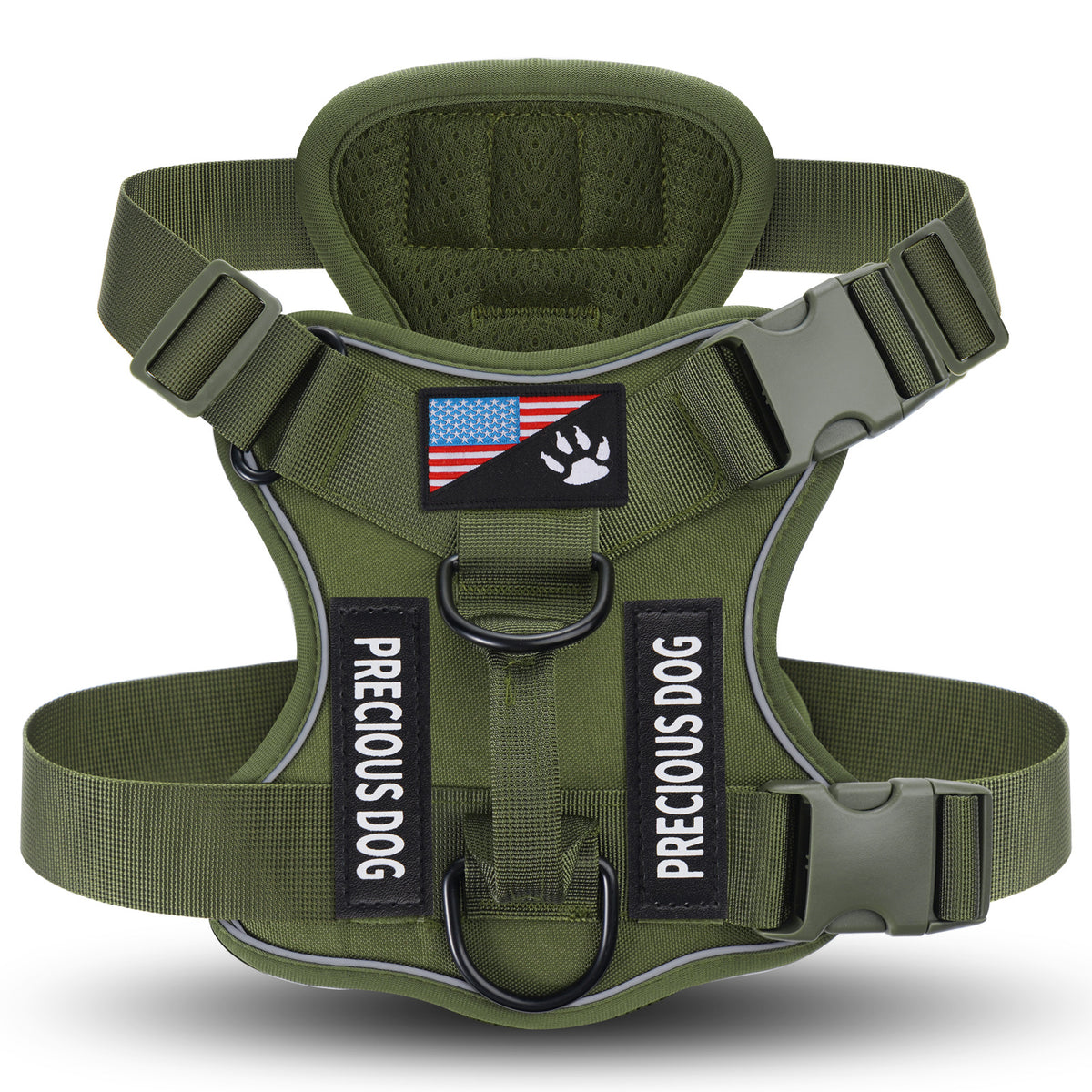 Veste de la poitrine tactique grand chien