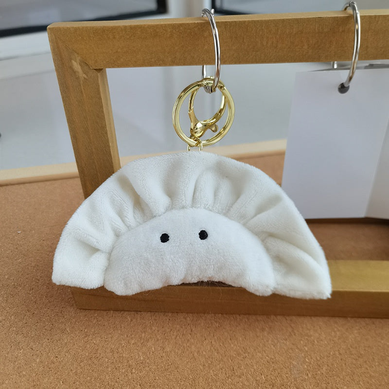Cute Dumpling peluche jouet pendentif sac porte-clés
