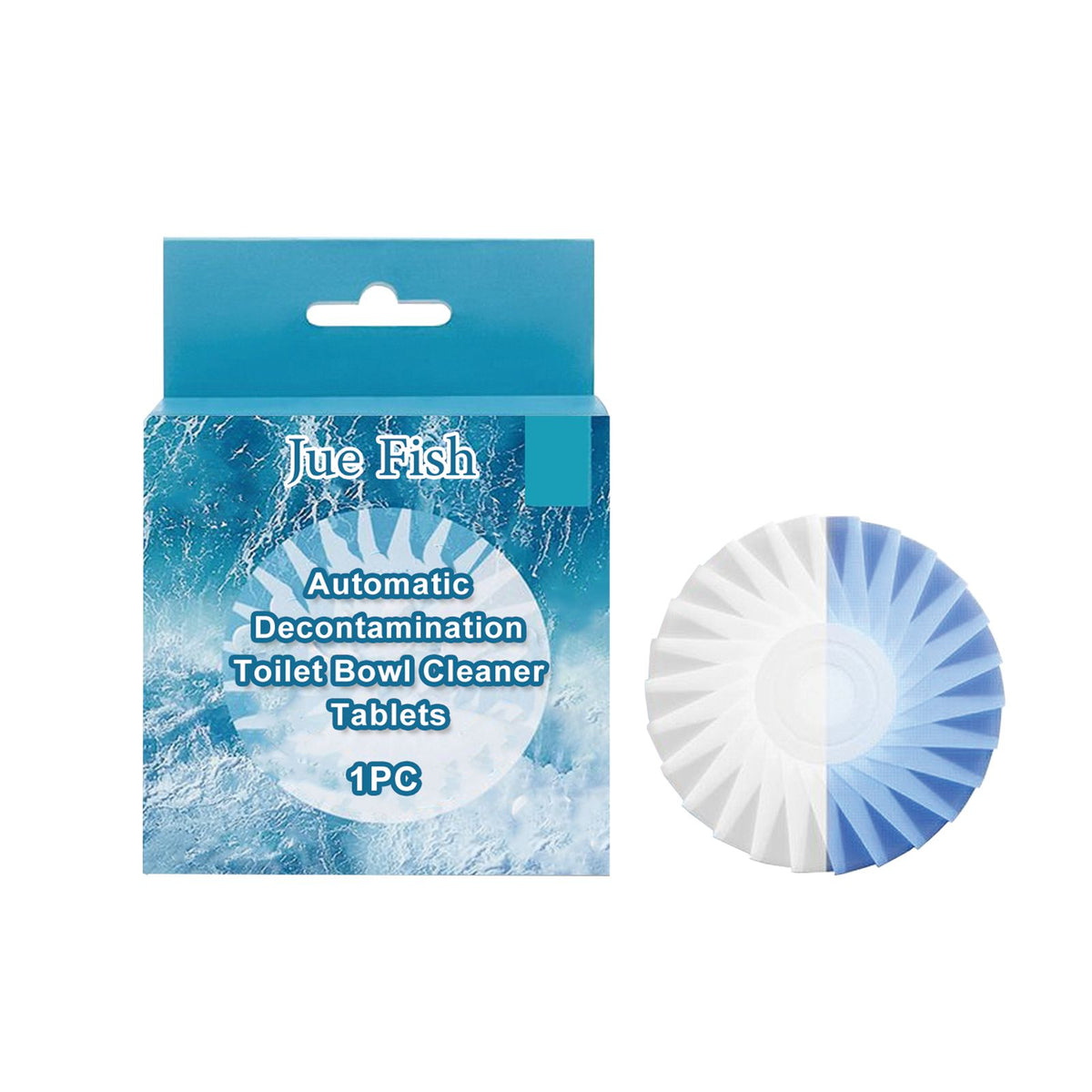 JUE FISH Bloc de nettoyage des toilettes