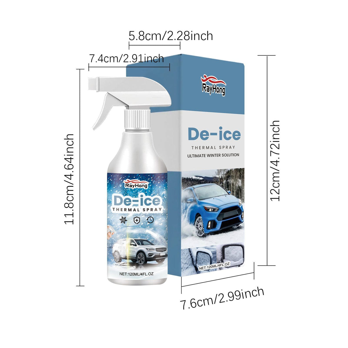 Vaporisateur de désencrassement du pare-brise automobile RAYHONG